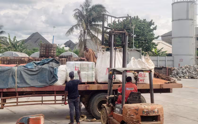 Loading of trucks